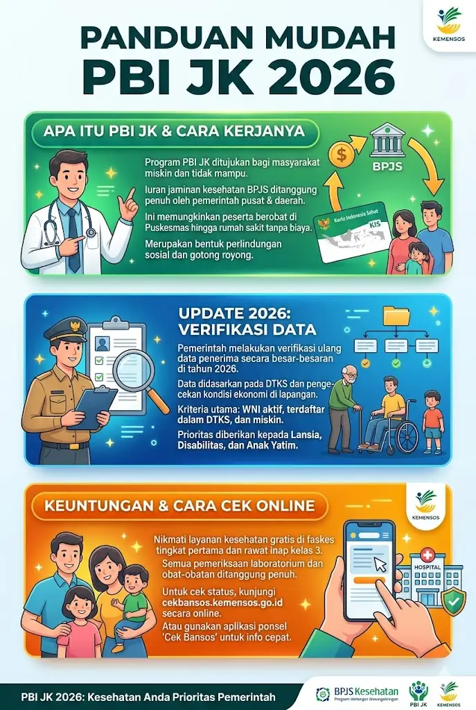 Panduan Mudah PBI JK 2026 Pengertian, Manfaat, Syarat, dan Cara Daftar
