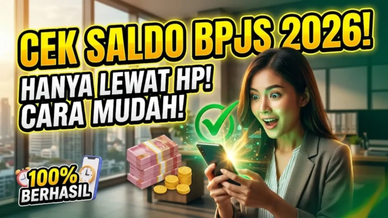 Cara Mudah Cek Saldo BPJS Ketenagakerjaan 2026: 6 Metode Praktis via HP dan Online