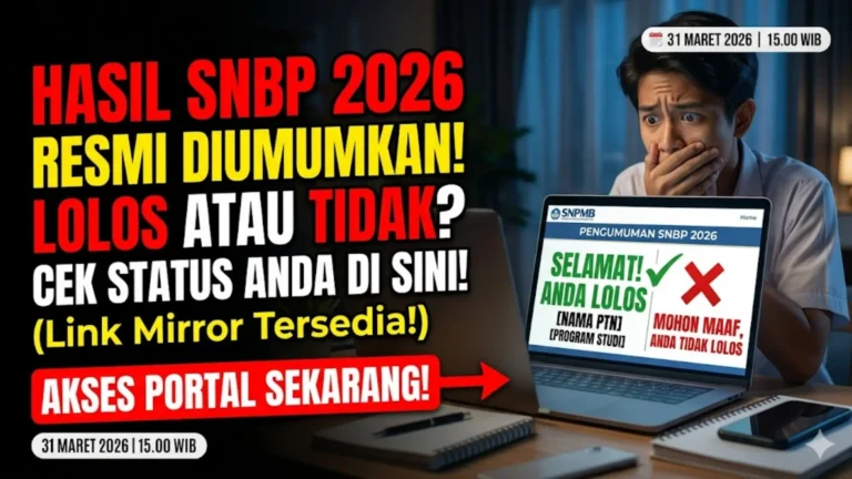 Hasil SNBP 2026 Resmi Diumumkan – Periksa Status Anda dan Akses Portal Lengkapnya di Sini