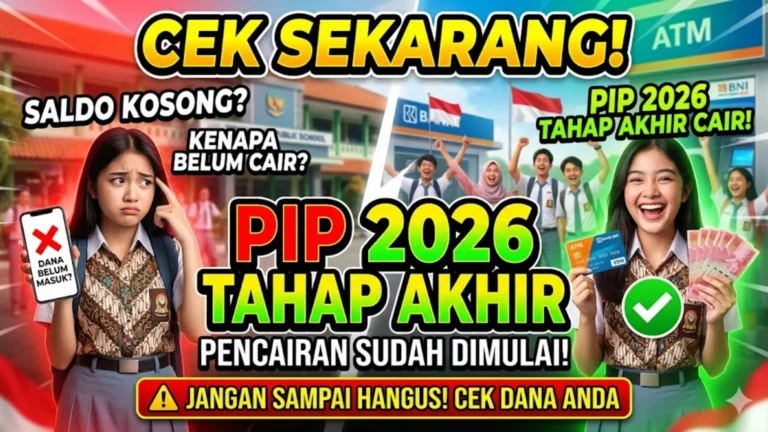 PIP 2026 Tahap Akhir Sudah Cair! Cek Sekarang Apakah Kamu Termasuk Penerima