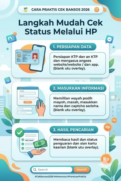Cek Bansos April 2026 Sudah Cair? Ini Cara Praktis Lewat NIK KTP